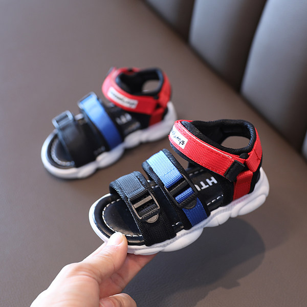 Детски текстилни сандали в два цвята 