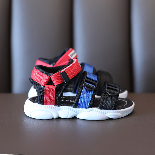 Детски текстилни сандали в два цвята 