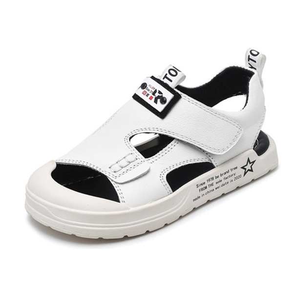 Ежедневни сандали за момче от еко кожа с велкро лепенки