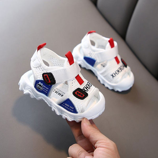 Нов модел детски мрежести сандали с мека подметка за момчета