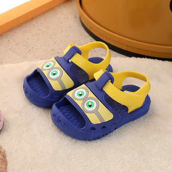 Детски сандали с апликация и лепенка за момчета и момичета