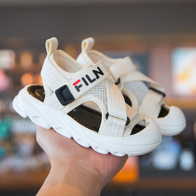 Gyermek necc szandál feliratokkal és matricával