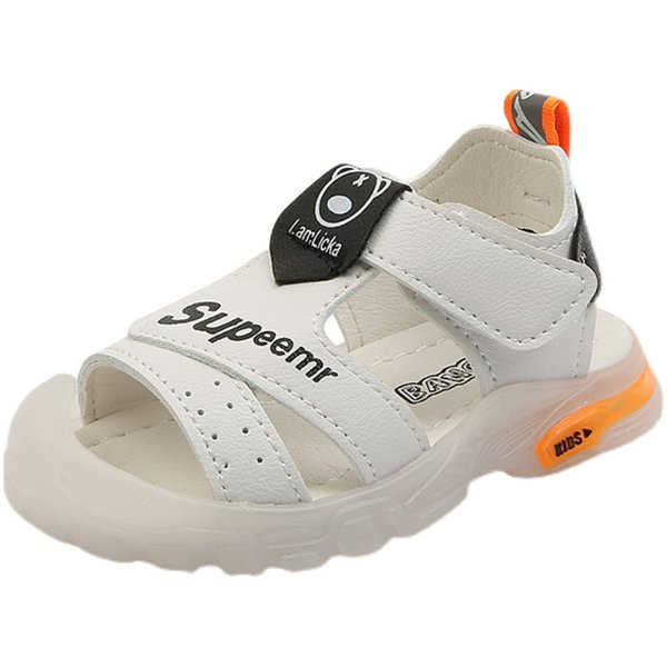 Gyermek bőr szandál és felirat három színben