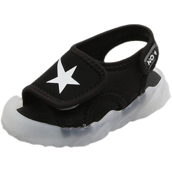 Fiúknak megfelelő matricás textilszandál