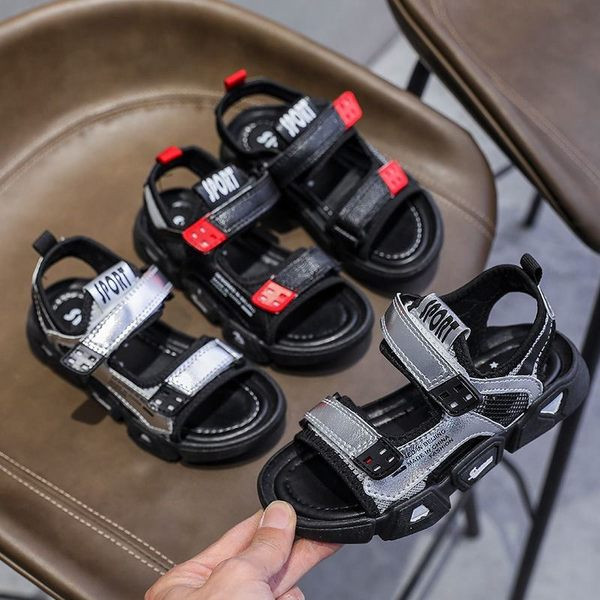 Alkalmi szandál tépőzárral - fiúknak