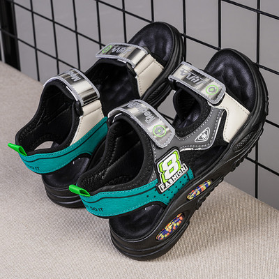 Jauns bērnu sandaļu modelis zēniem - ar velcro aizdari