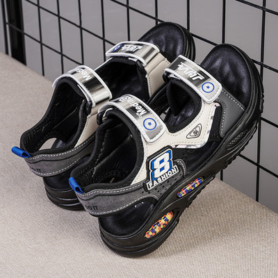 Jauns bērnu sandaļu modelis zēniem - ar velcro aizdari