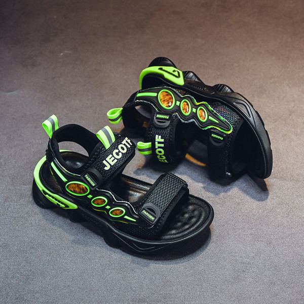 Παιδικά σανδάλια για αγόρι από υφασμάτινο πλέγμα