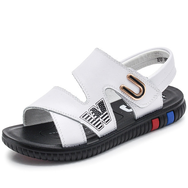 Műbőr szandál fiúknak