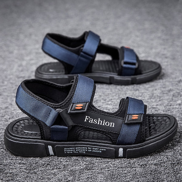 Gyermek textil szandál több színben matricával