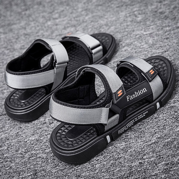 Gyermek textil szandál több színben matricával