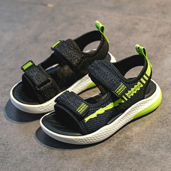Нов модел текстилни сандали за  момчета
