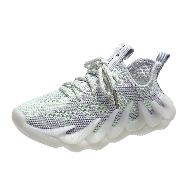 Textilből készült, lapos talpú gyerekcipő lányoknak és fiúknak