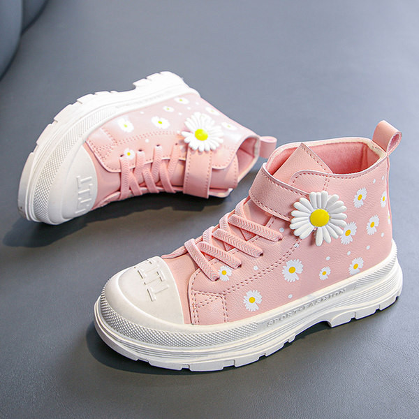 Virágos motívumú gyerekcipő lányoknak