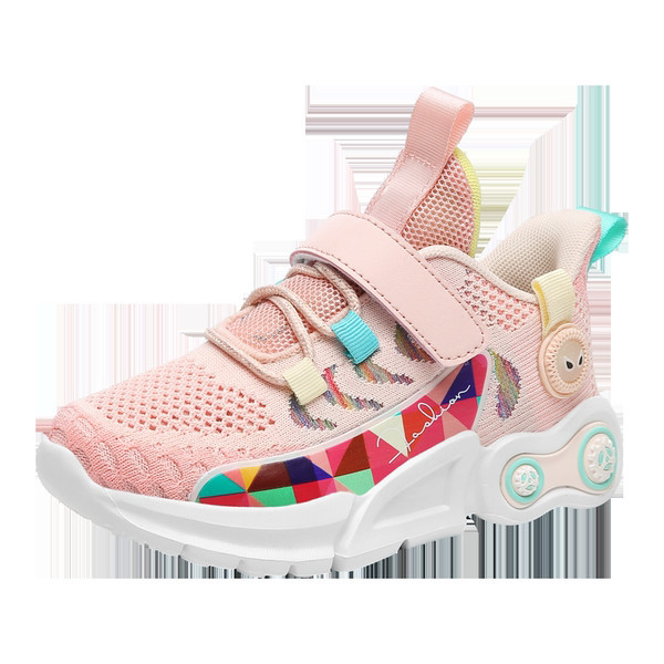 Alkalmi, légáteresztő gyerekcipő durva talppal, alkalmas lányoknak vagy fiúknak