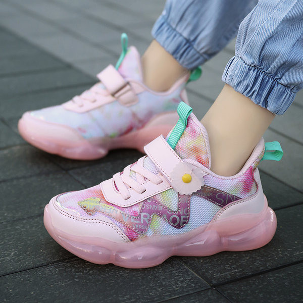 Modern, hálós gyerekcipő lányoknak