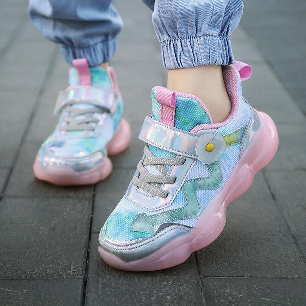 Modern, hálós gyerekcipő lányoknak