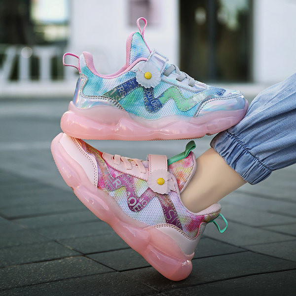 Modern, hálós gyerekcipő lányoknak