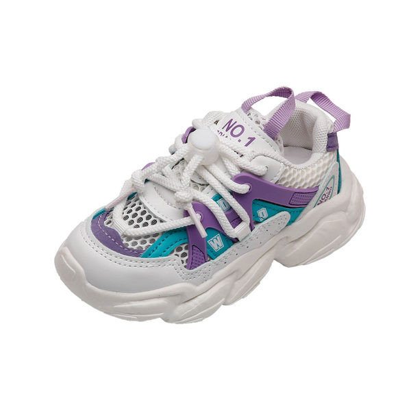 Színes légáteresztő gyerekcipő lányoknak és fiúknak