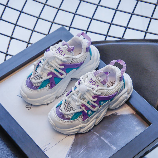 Színes légáteresztő gyerekcipő lányoknak és fiúknak