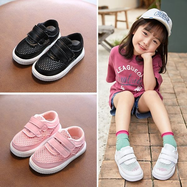 Alkalmi gyerek tornacipő hálóval - tépőzáras