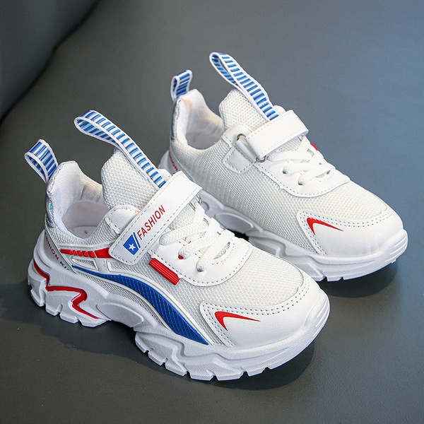 Gyermek tornacipő tépőzárral és fűzővel