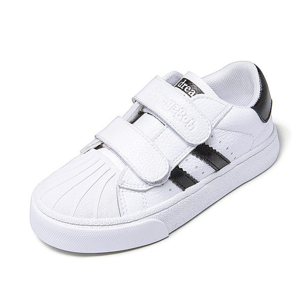 Gyermek tornacipő matricákkal és lapos talppal, három színben