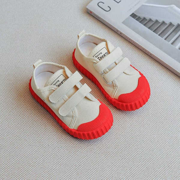 Színes talpú, matricás gyerekcipő lányoknak és fiúknak