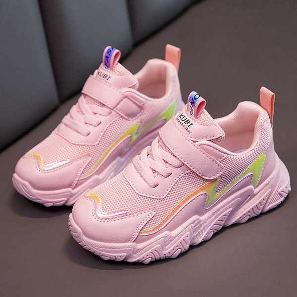 Öko bőrből és textilből készült gyerek sportcipő