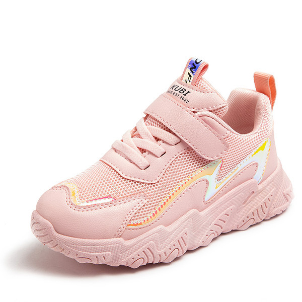 Öko bőrből és textilből készült gyerek sportcipő