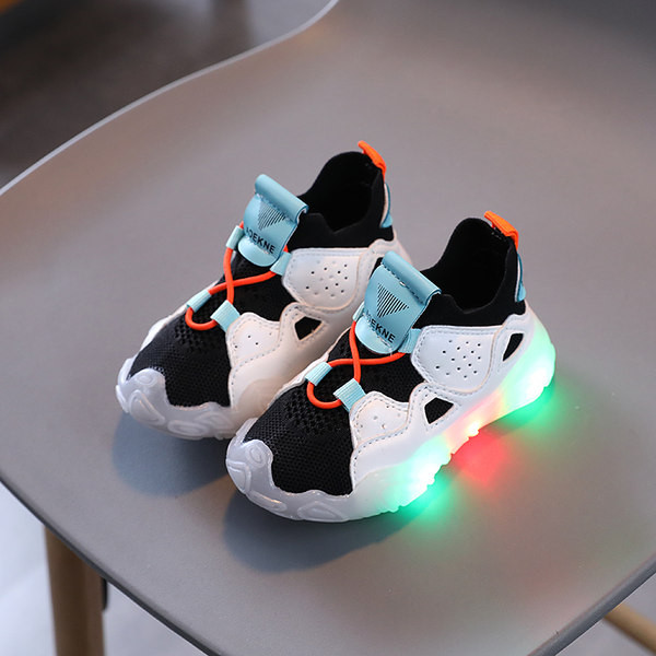 Világító gyermek tornacipő lányoknak és fiúknak