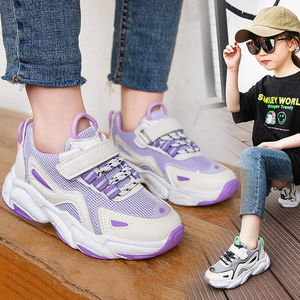 Gyerek tornacipő hálóval és tépőzáras lányoknak és fiúknak