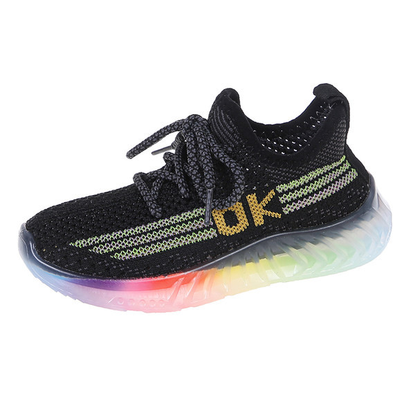 Gyermek vászon tornacipő felirattal és fűzővel