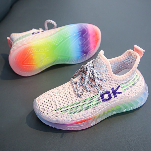 Gyermek vászon tornacipő felirattal és fűzővel