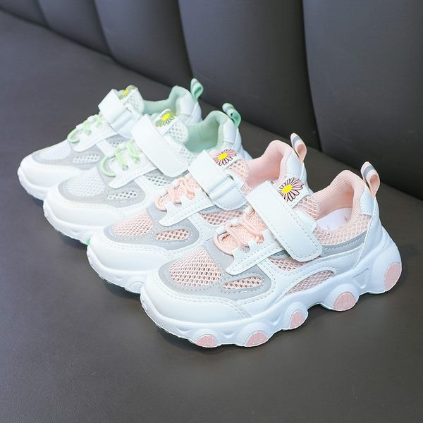 Gyerek alkalmi tornacipő durva talppal lányoknak két színben