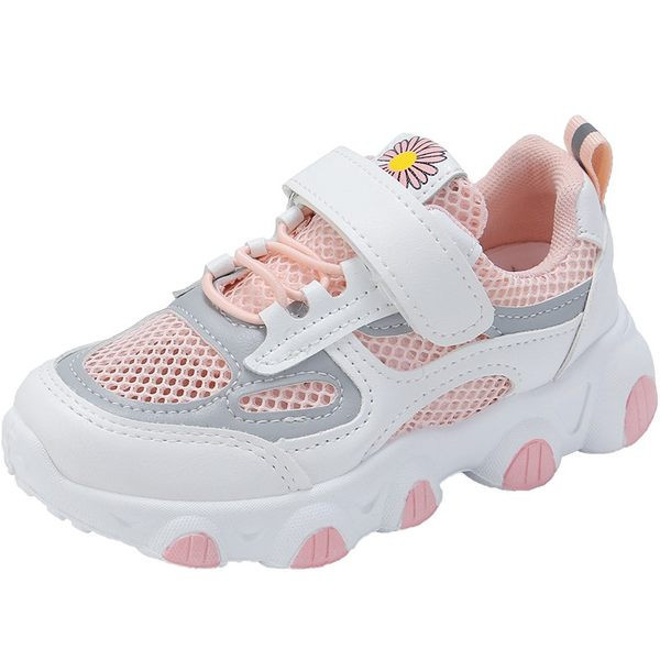 Gyerek alkalmi tornacipő durva talppal lányoknak két színben