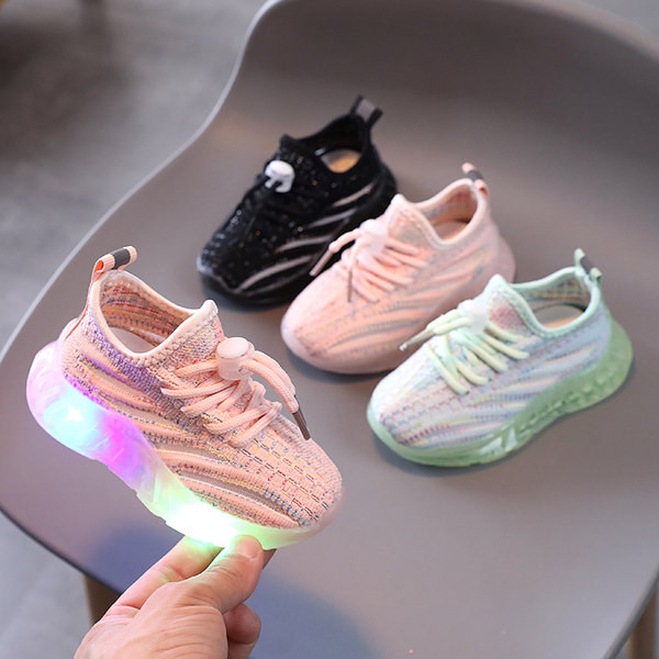 Mindennapi gyermek szövet tornacipő - izzó