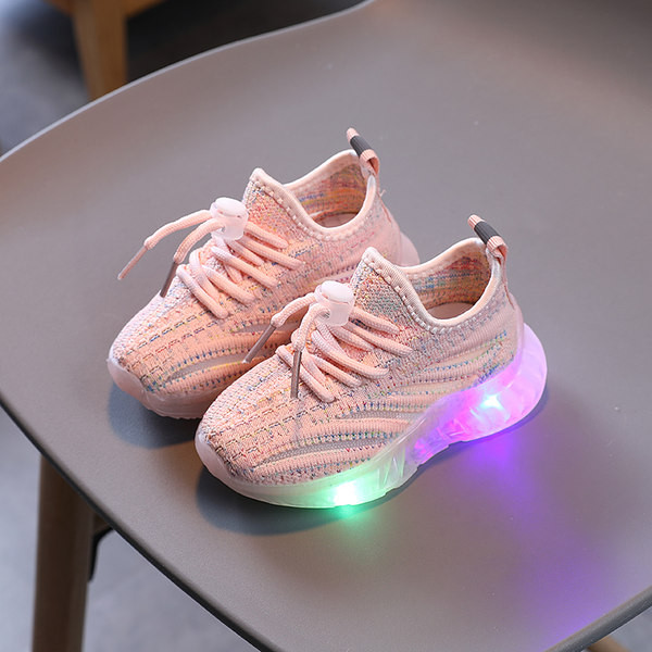 Mindennapi gyermek szövet tornacipő - izzó