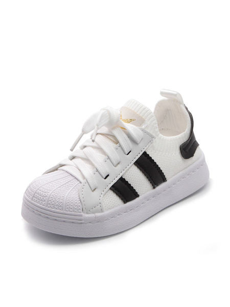 Modern gyerekcipő lapos talppal, két színben