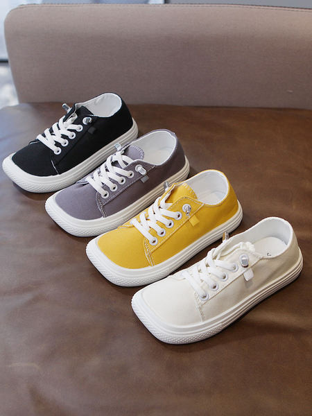 Gyermek vászon tornacipő nyakkendővel, négy színben