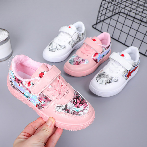 Színes, tépőzáras gyerekcipő lányoknak