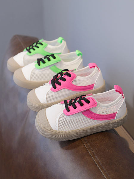 Lapos talpú, hálós gyerekcipő többféle színben