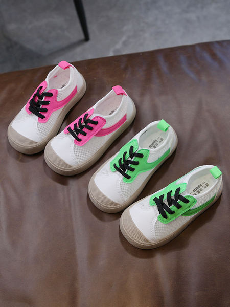 Lapos talpú, hálós gyerekcipő többféle színben