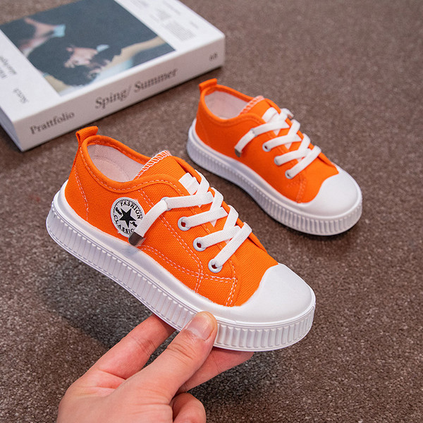 Gyermek vászon tornacipő fűzős