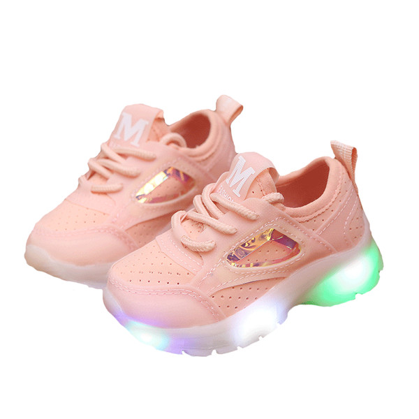 Légáteresztő gyerek tornacipő fiúknak és lányoknak - izzó