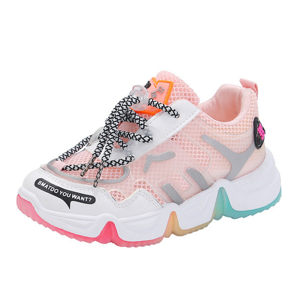 Új modell gyerekcipők fűzős és hálós lányoknak és fiúknak