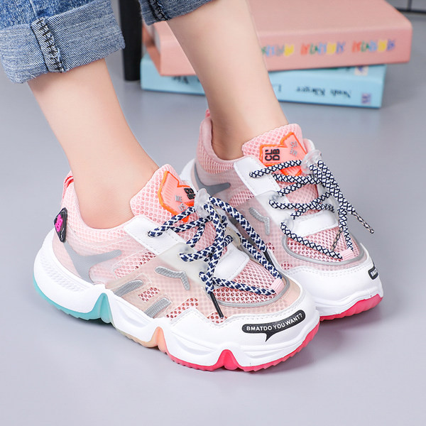 Új modell gyerekcipők fűzős és hálós lányoknak és fiúknak