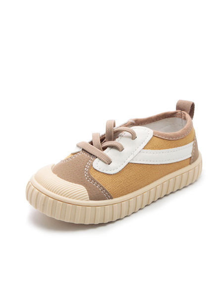 Három színben fűzős, lapos talpú gyerekcipő