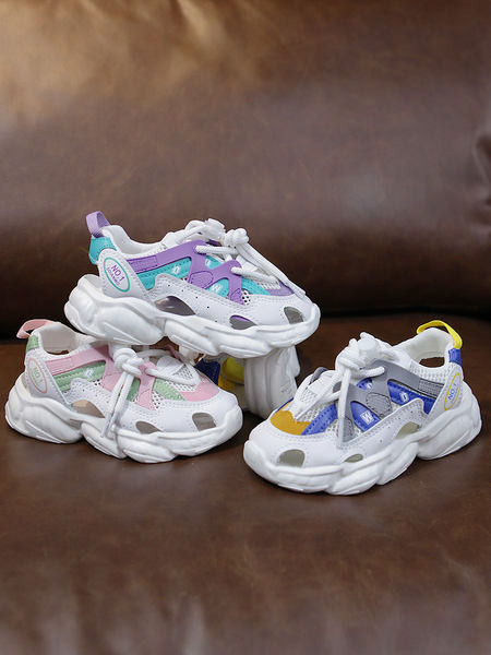 Gyerek tornacipő lányoknak nyakkendővel három színben