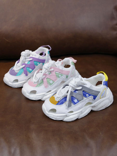 Gyerek tornacipő lányoknak nyakkendővel három színben